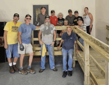Veterans Helping Veterans builds ramp for Gold Star widow and family